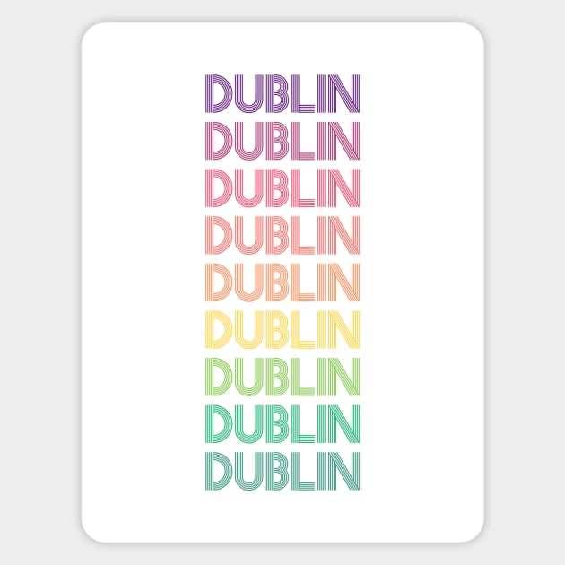 Dublin Sticker by RainbowAndJackson